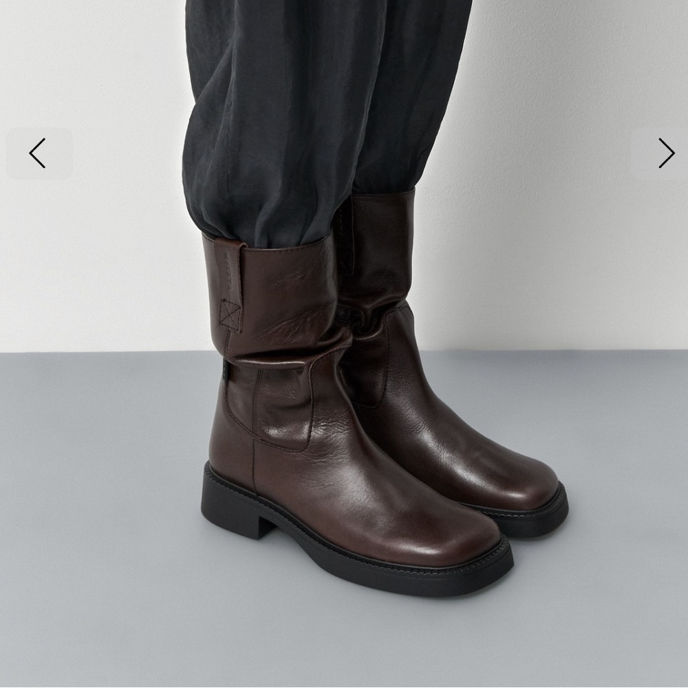 Miista Aron Boot Brown Natural Leather - Picture 3 of 9